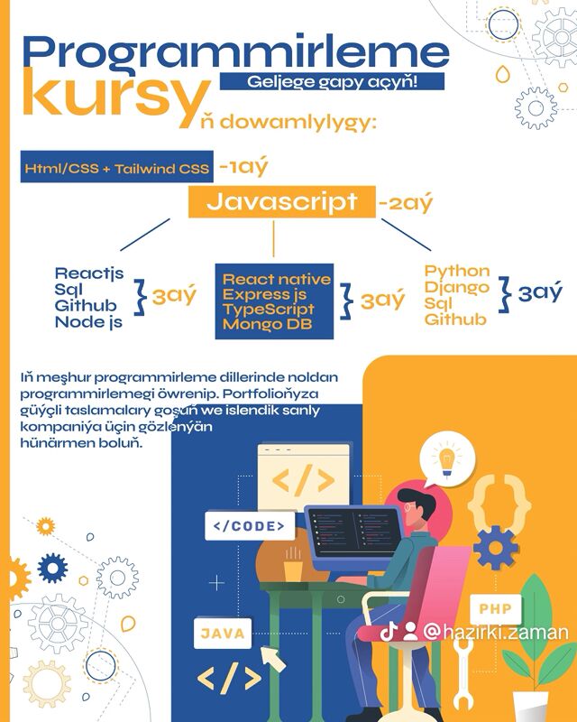 Programmirleme kursy - Aşgabat - img 2