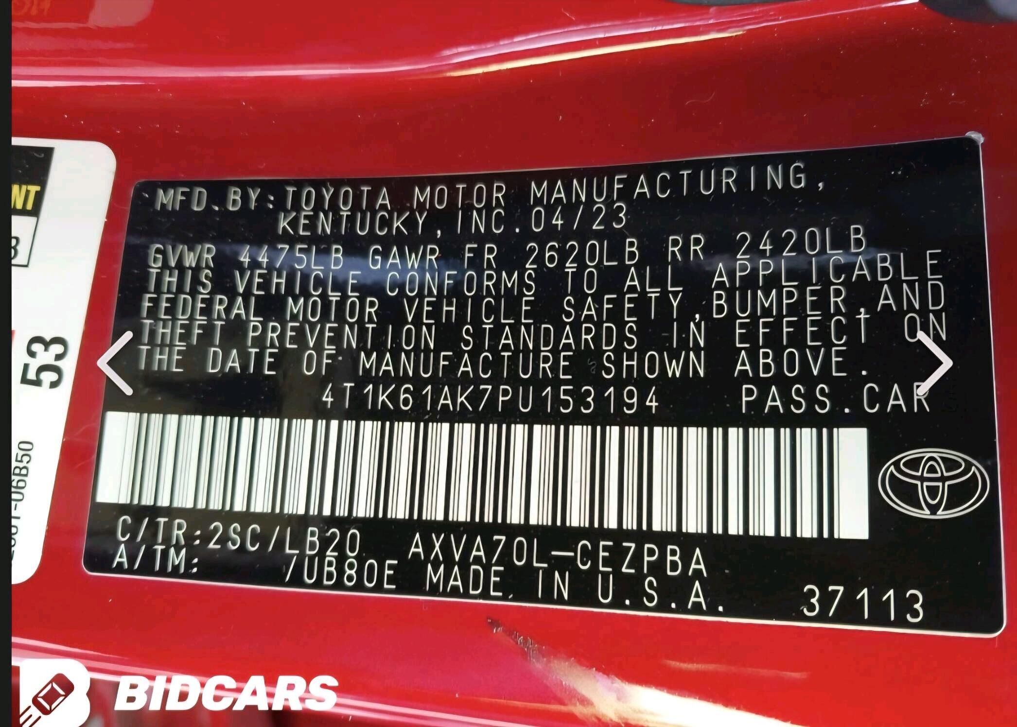 Toyota Camry 2023 - 250 000 TMT - Байрамали - img 4