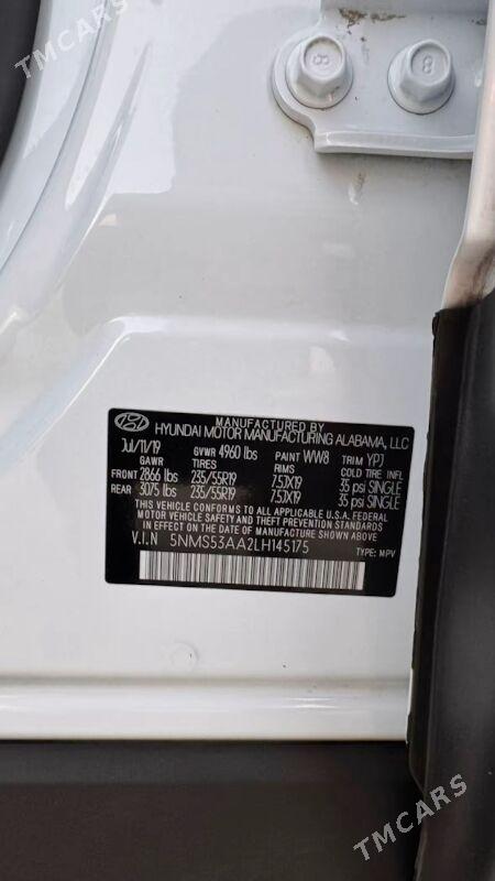 Hyundai Santa Fe 2020 - 370 000 TMT - Aşgabat - img 5