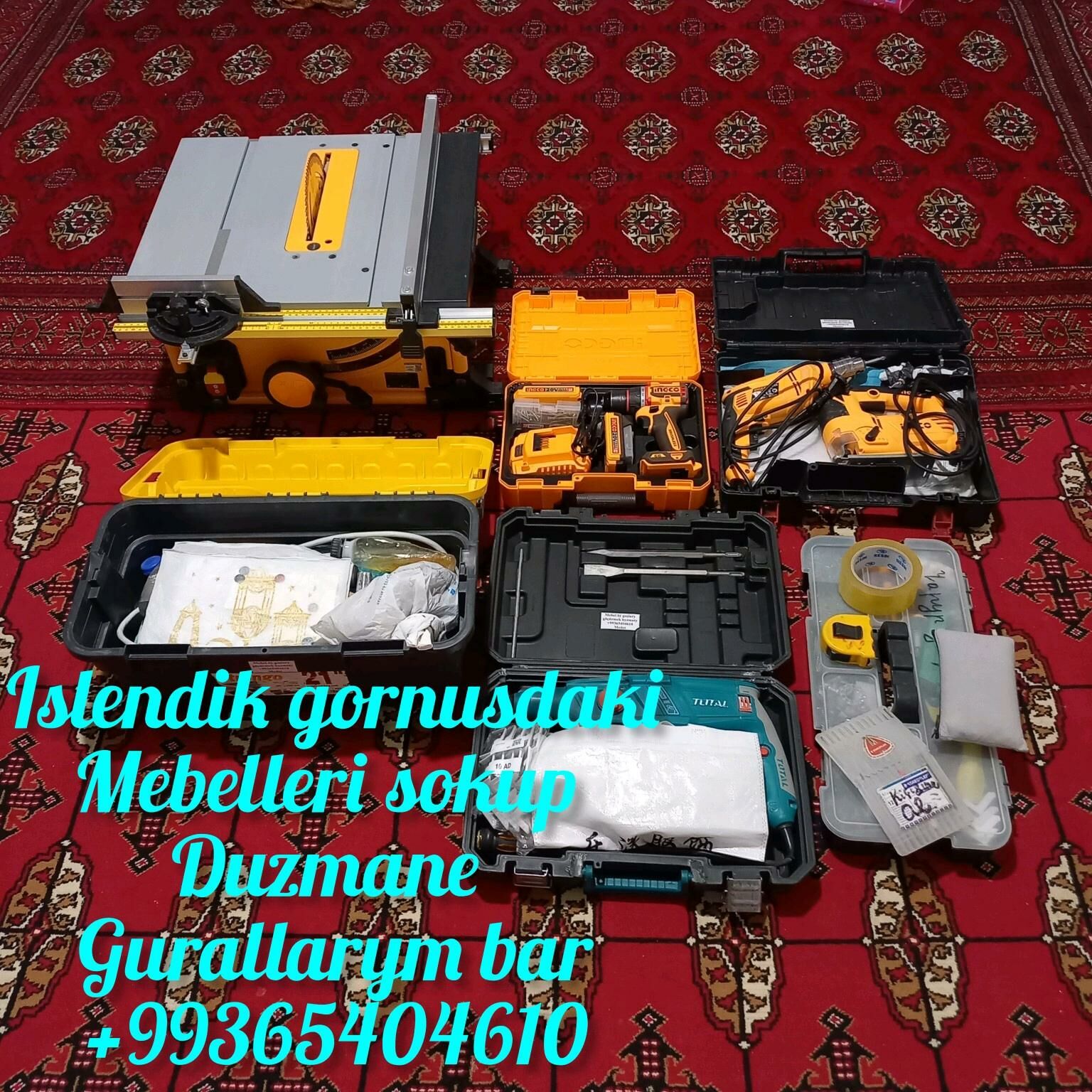 Mebel ussa gocurme sokme duzme - Aşgabat - img 2