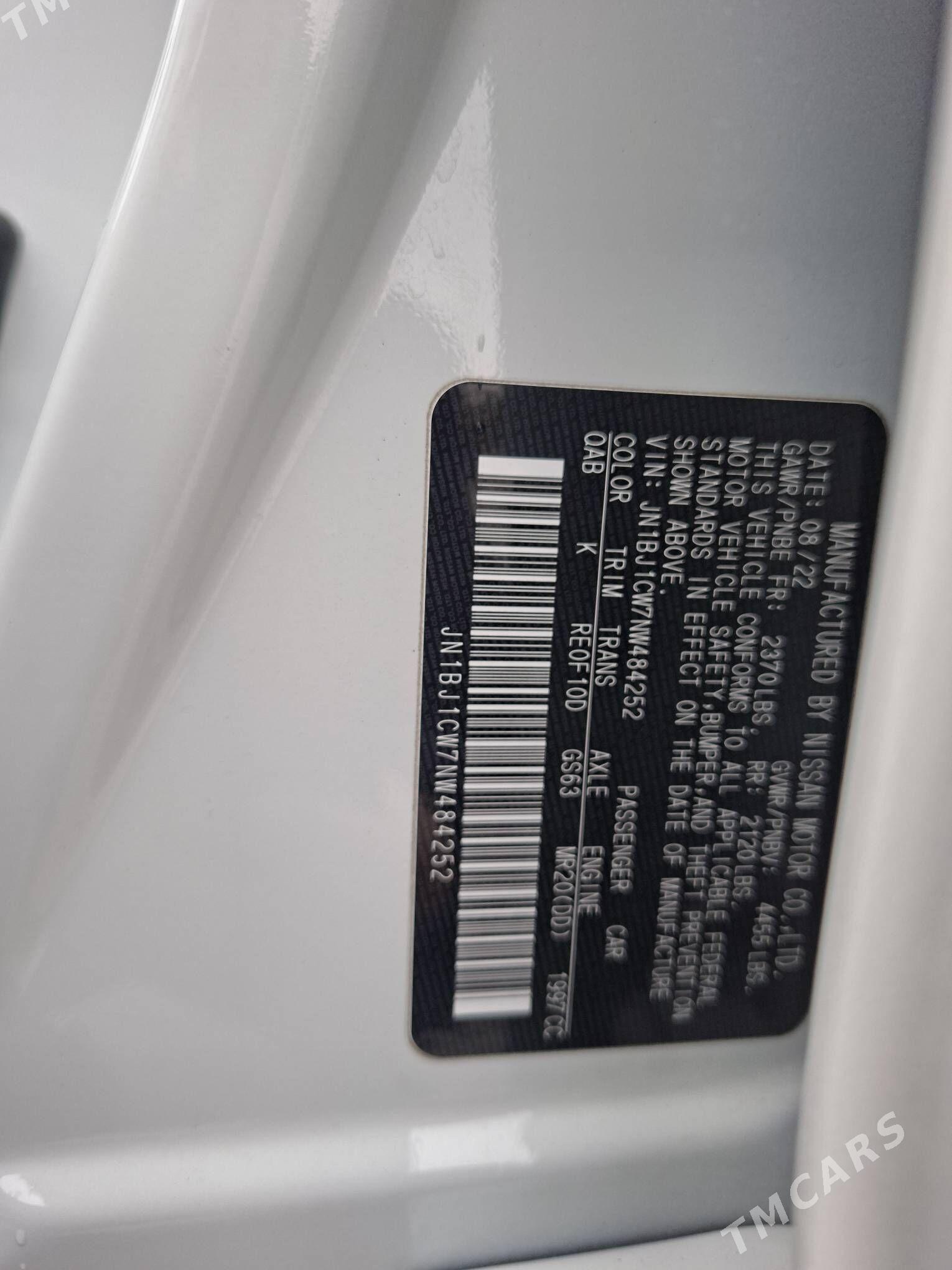 Nissan Rogue Sport 2022 - 250 000 TMT - Ашхабад - img 7