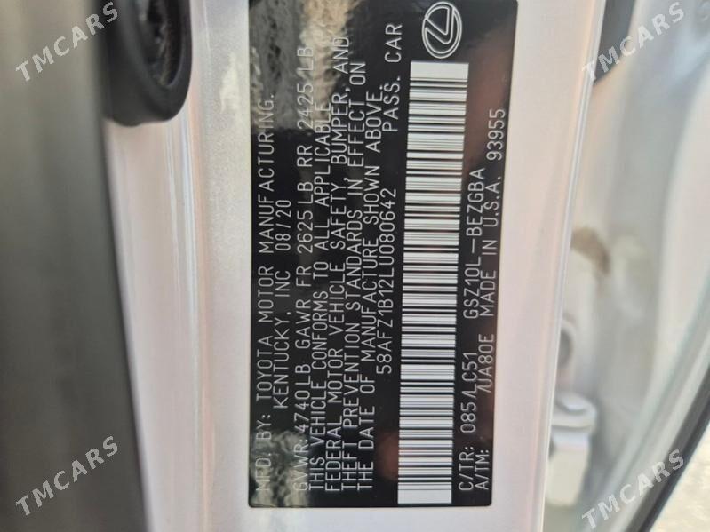 Lexus ES 350 2020 - 735 000 TMT - Aşgabat - img 3