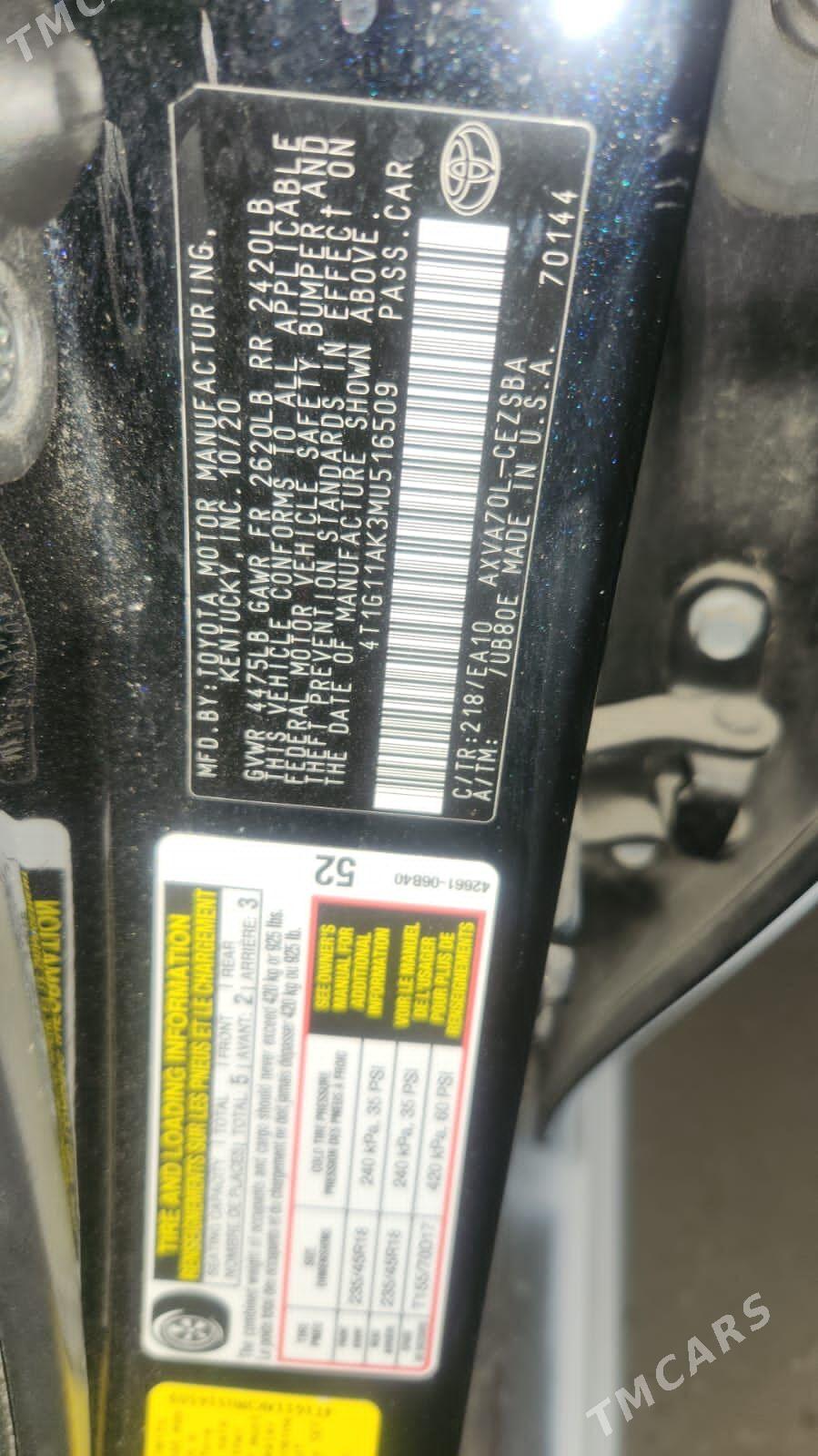 Toyota Camry 2021 - 230 000 TMT - Daşoguz - img 4