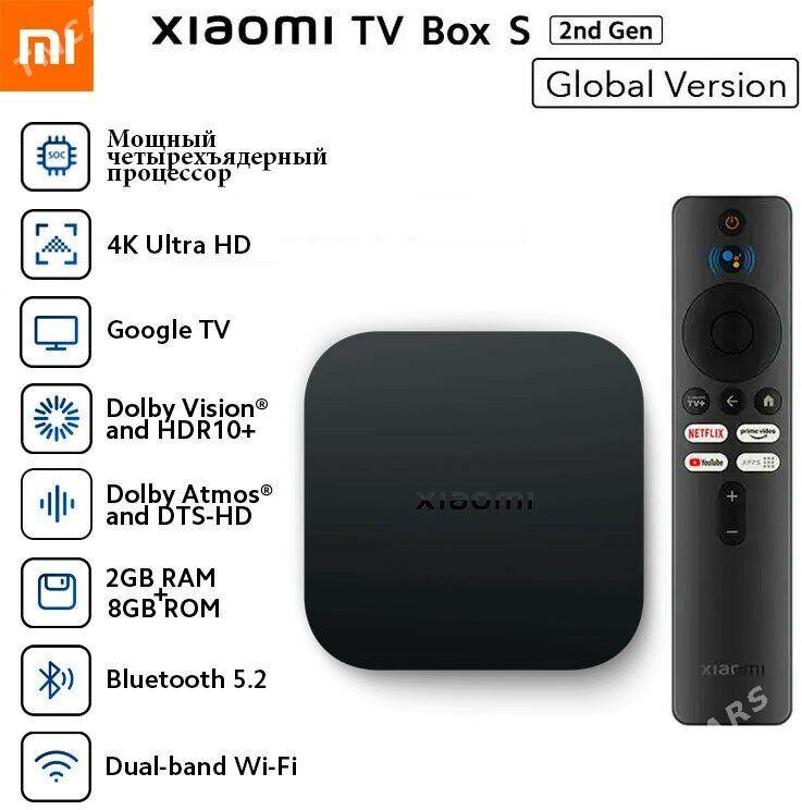 ТВ приставка Xiaomi Mi Box S - Ашхабад - img 2