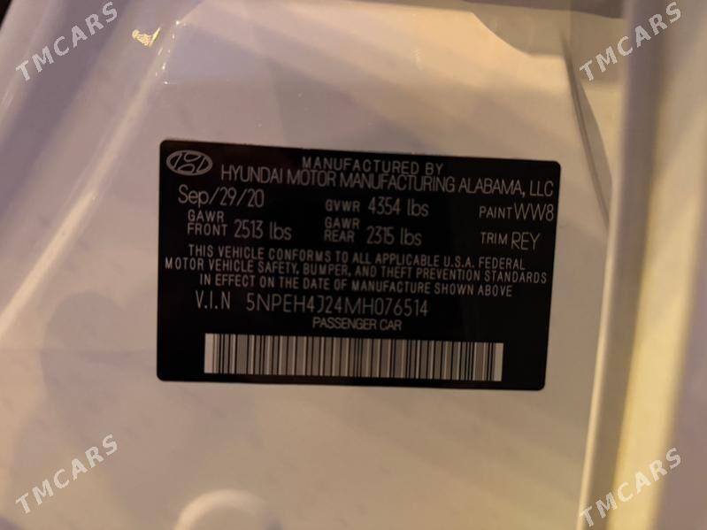 Hyundai Sonata 2020 - 314 000 TMT - Ашхабад - img 10