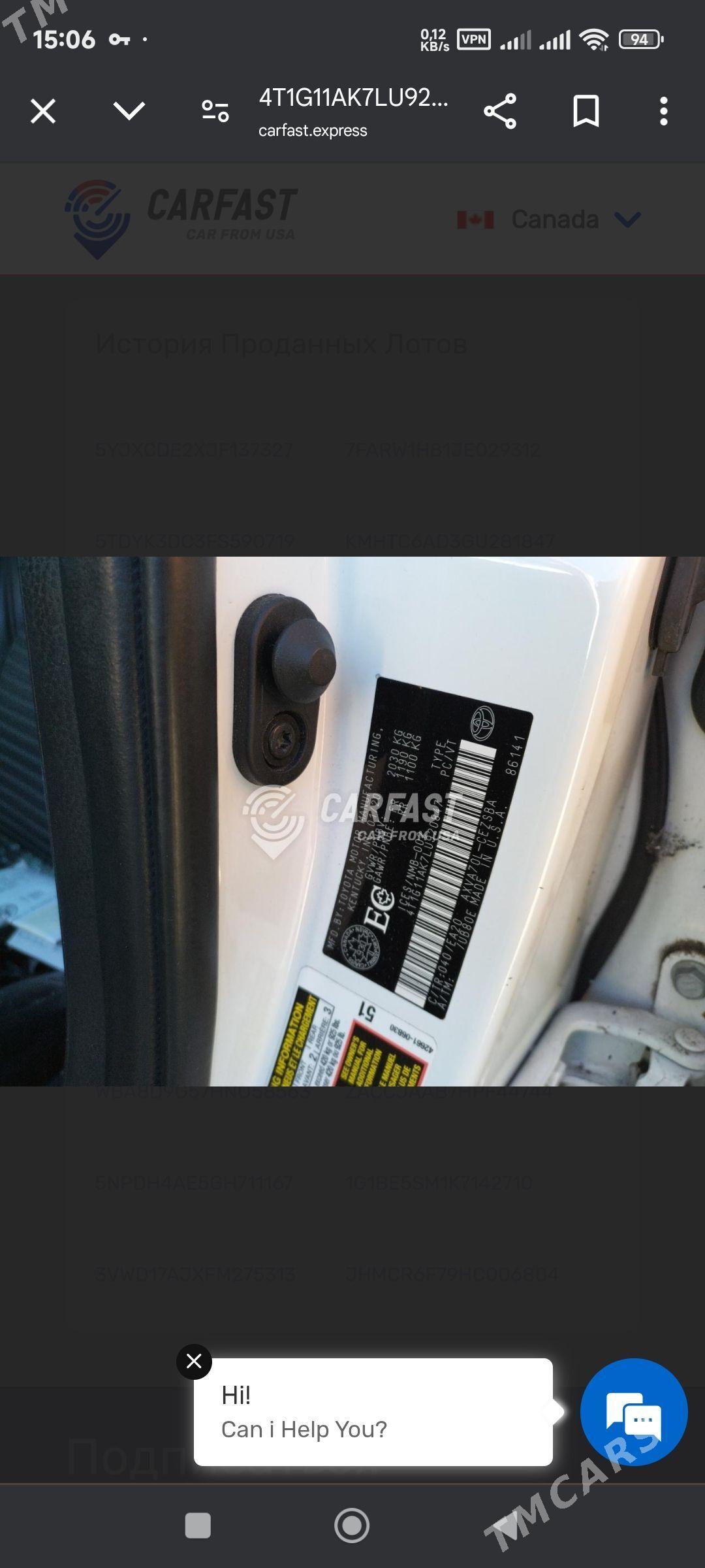 Toyota Camry 2020 - 290 000 TMT - Туркменабат - img 9