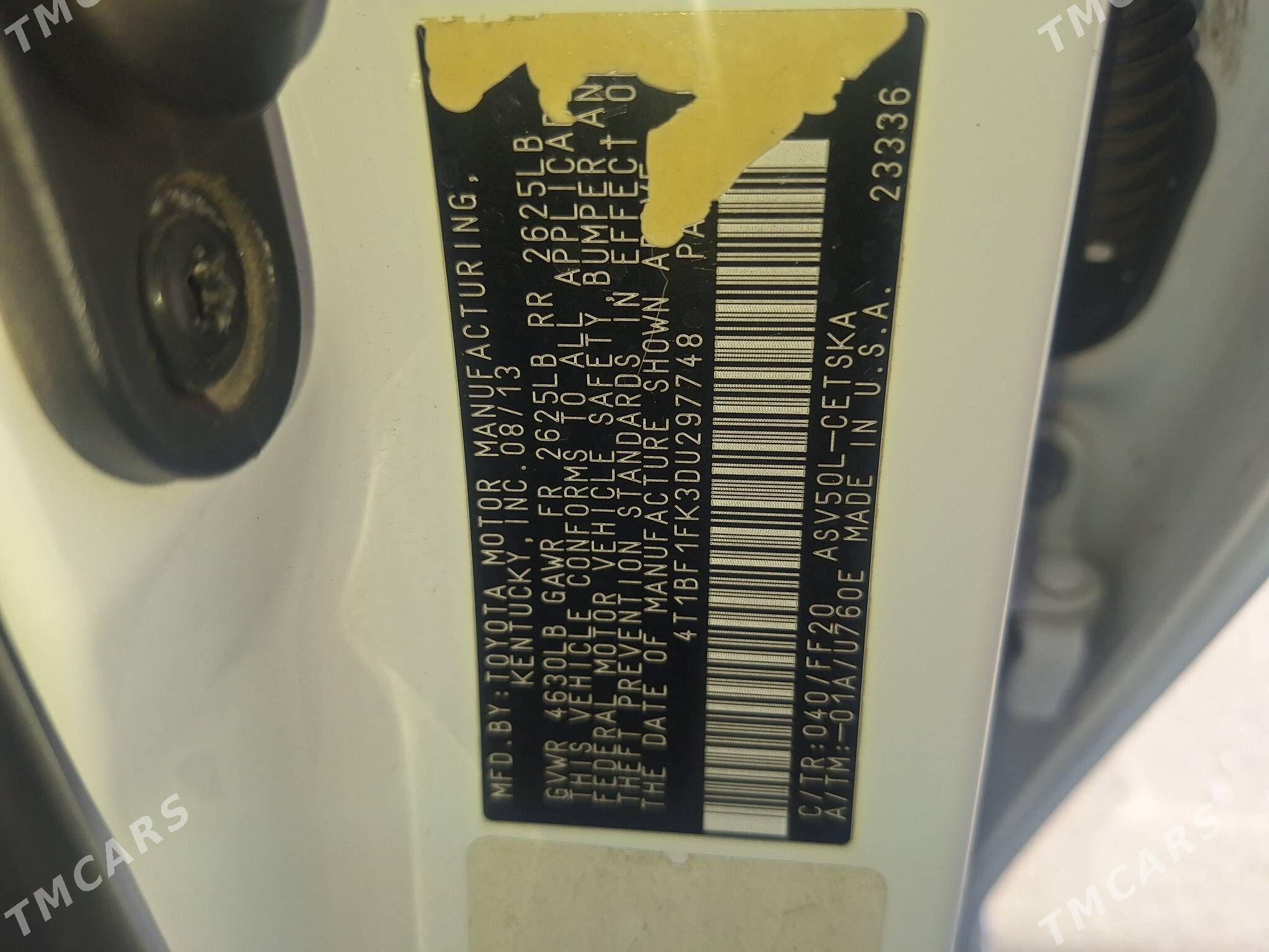 Toyota Camry 2013 - 230 000 TMT - Türkmenabat - img 5