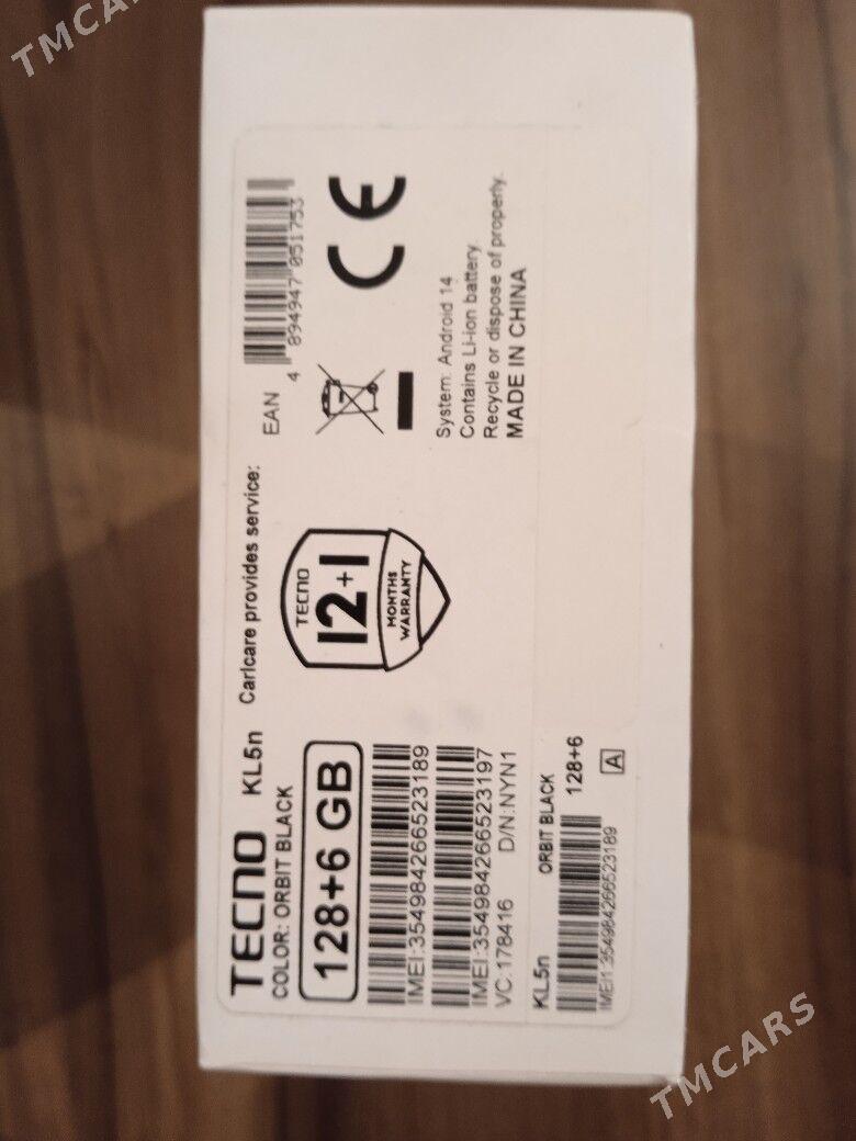 TECNO SPARK 30c 128/+12GB pam - Туркменабат - img 3