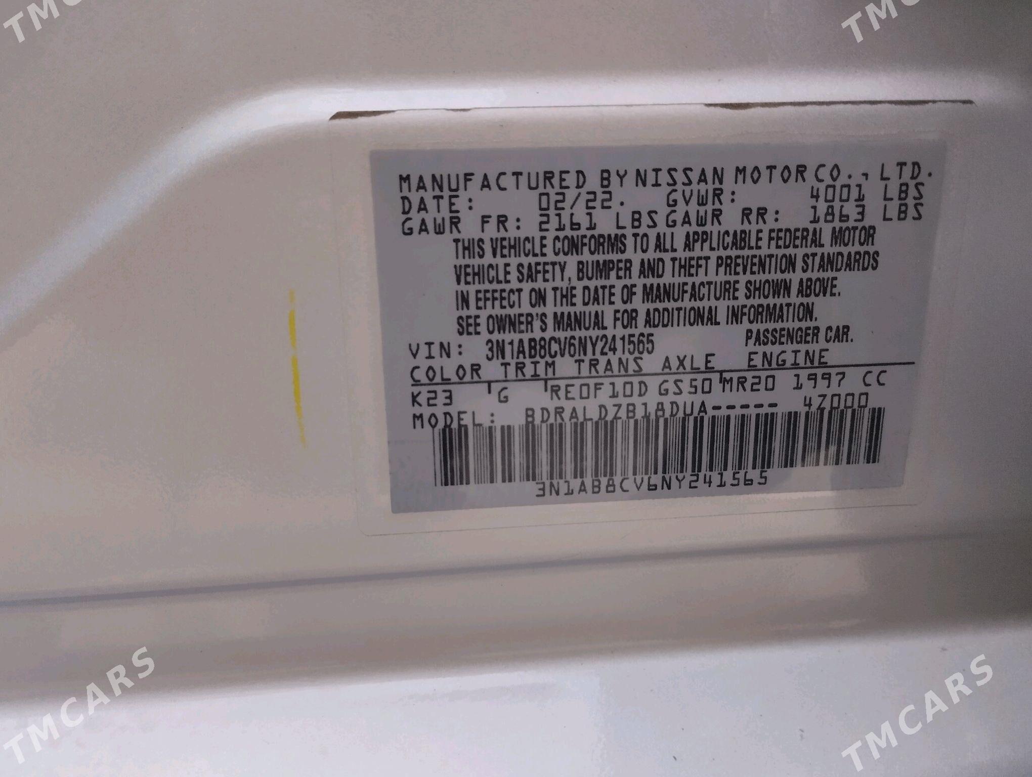 Nissan Sentra 2022 - 200 000 TMT - Mary - img 10