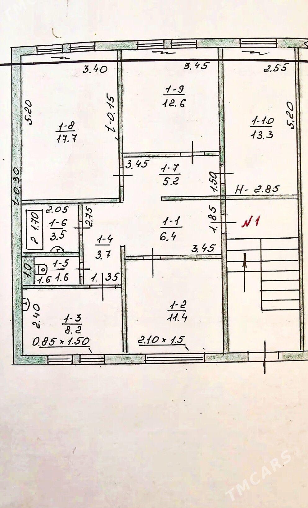🪬Мир5, Аркач, 5ком, со столов - Ашхабад - img 3
