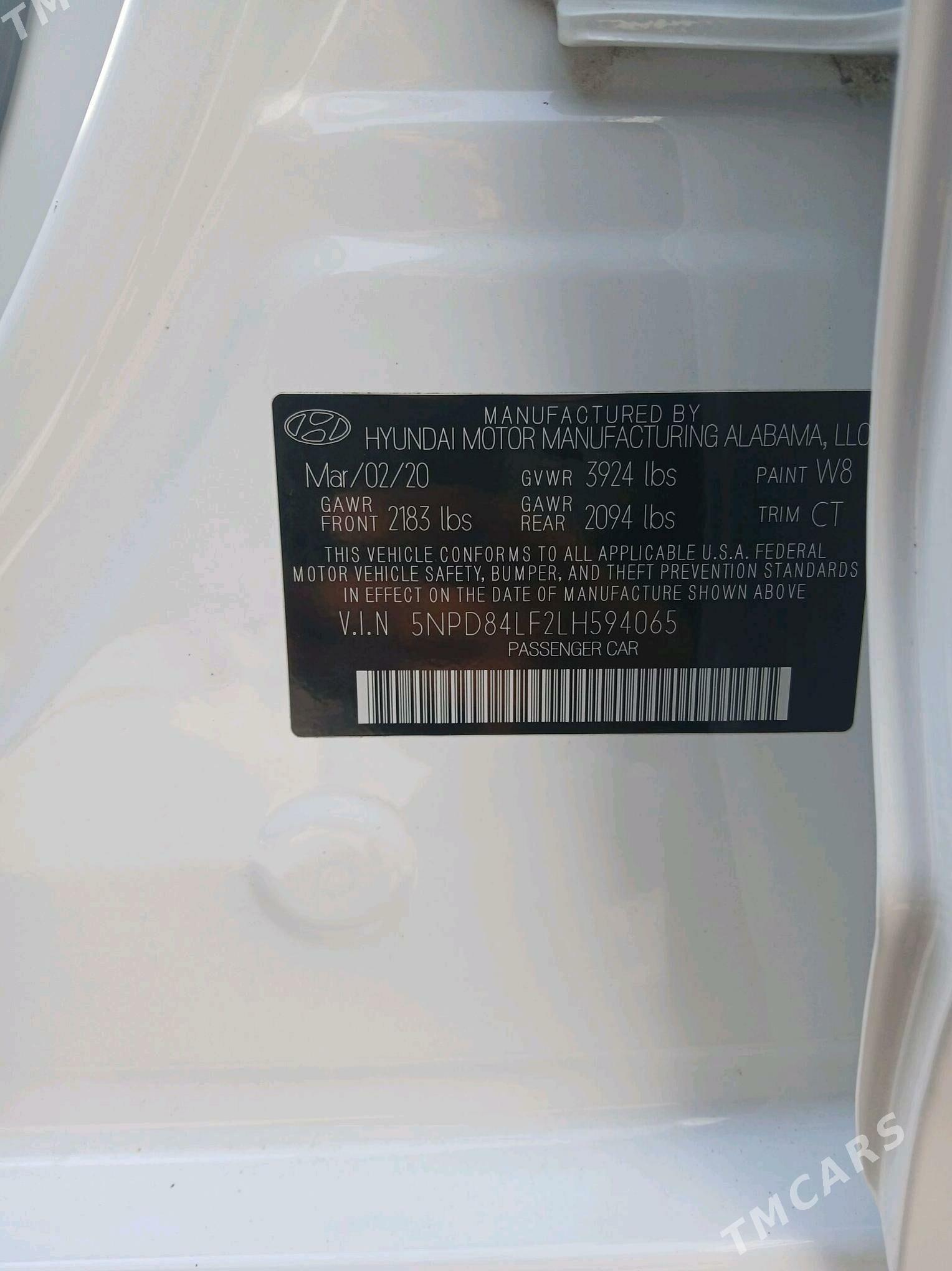 Hyundai Elantra 2020 - 230 000 TMT - Ашхабад - img 4