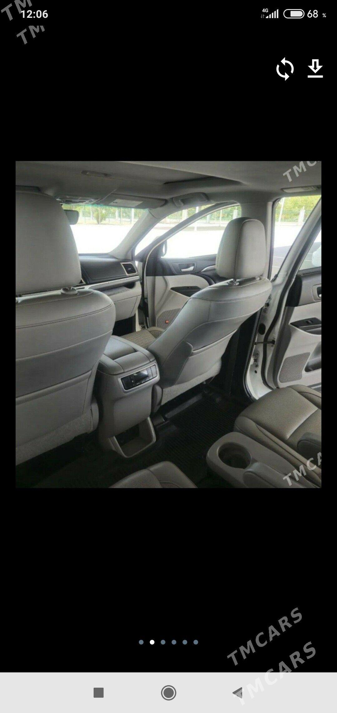 Toyota Highlander 2019 - 430 000 TMT - Ашхабад - img 5