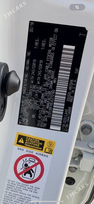 Toyota Highlander 2018 - 510 000 TMT - Ашхабад - img 10