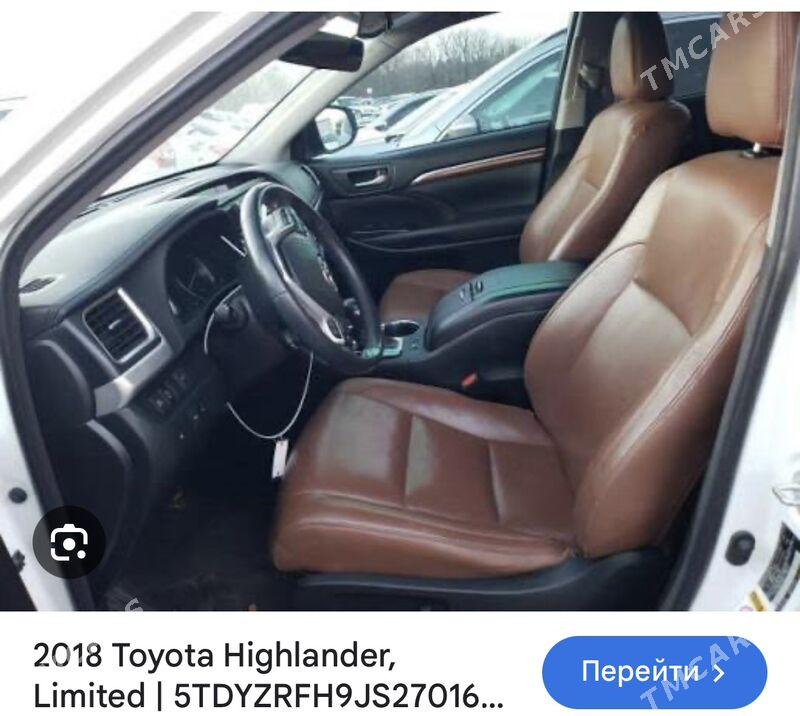 Toyota Highlander 2018 - 510 000 TMT - Ашхабад - img 9