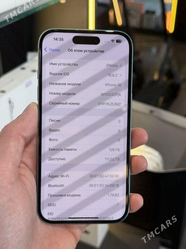 iPhone 16 128GB - Aşgabat - img 3