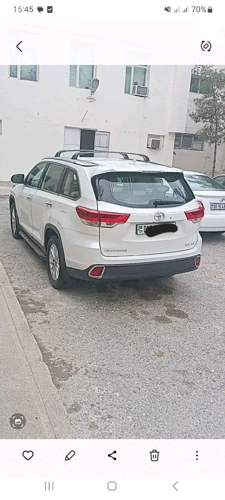 Toyota Highlander 2019 - 460 000 TMT - Türkmenbaşy etr. - img 2