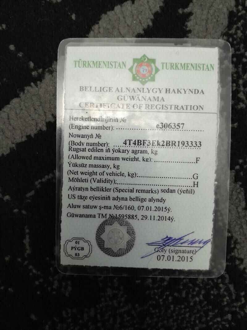 Toyota Camry 2011 - 220 000 TMT - Ашхабад - img 7