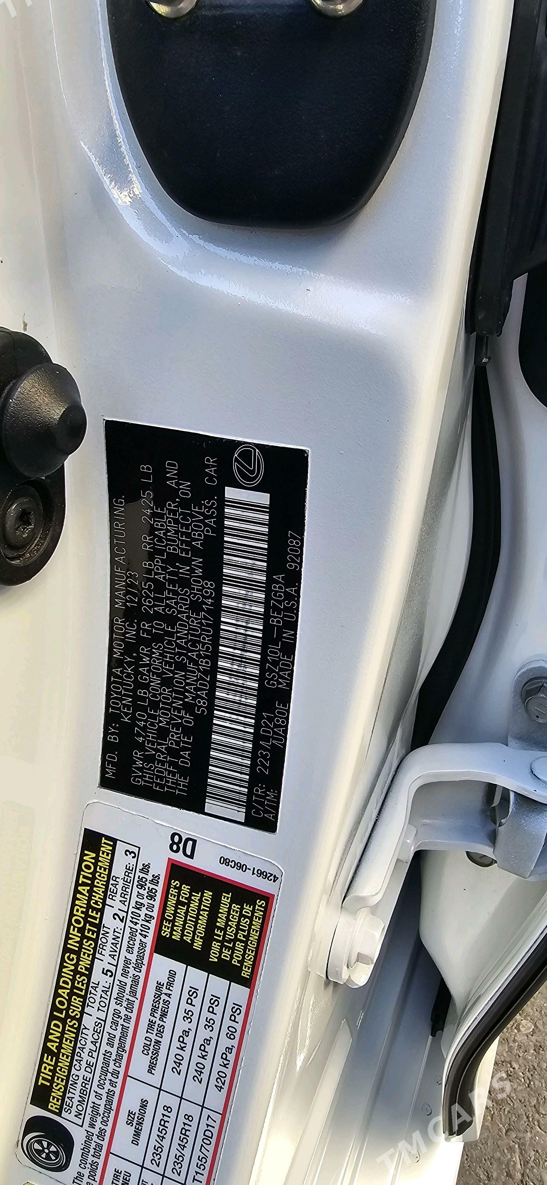 Lexus ES 350 2024 - 540 000 TMT - Mary - img 3