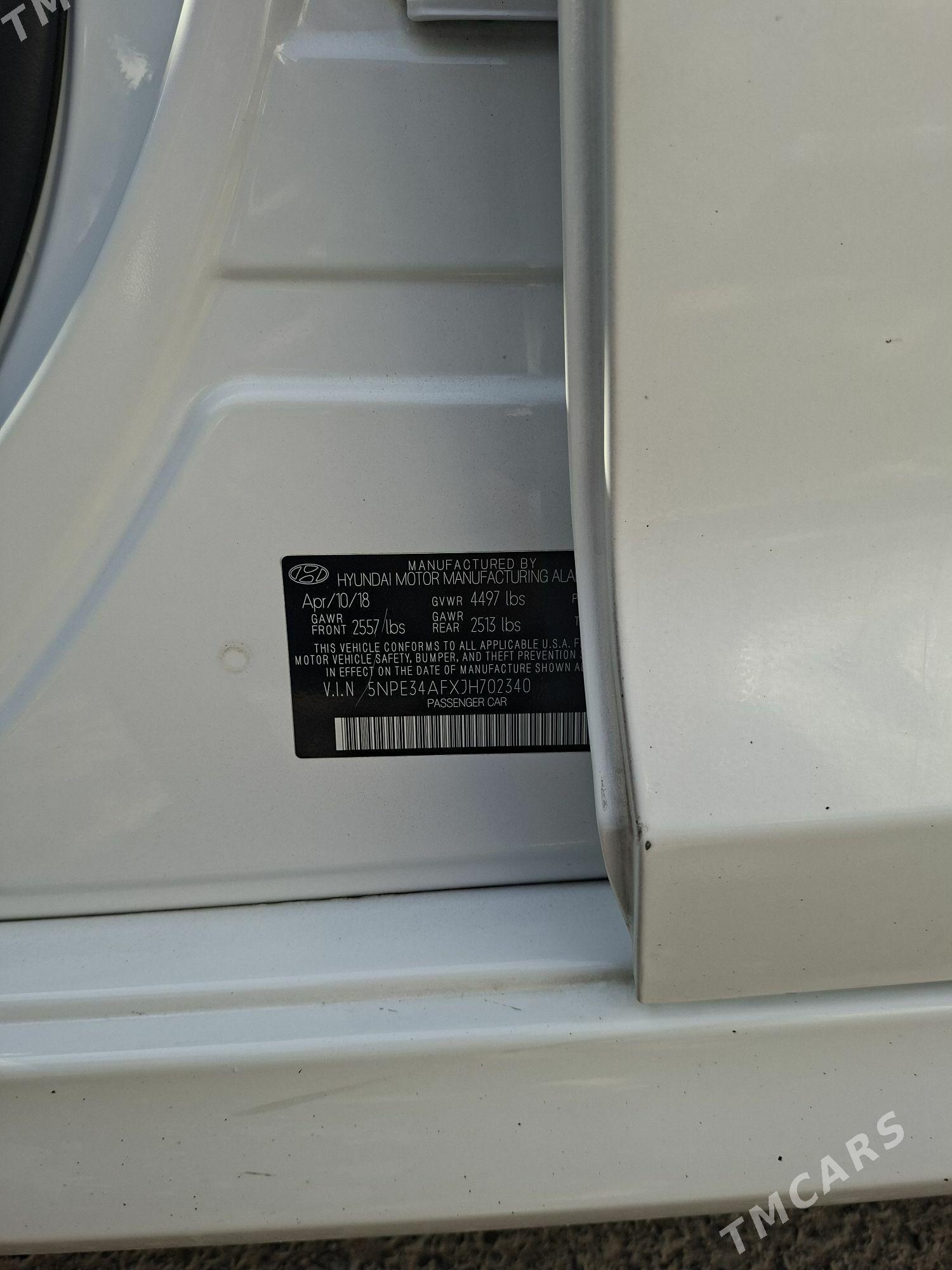 Hyundai Sonata 2019 - 215 000 TMT - Ашхабад - img 8