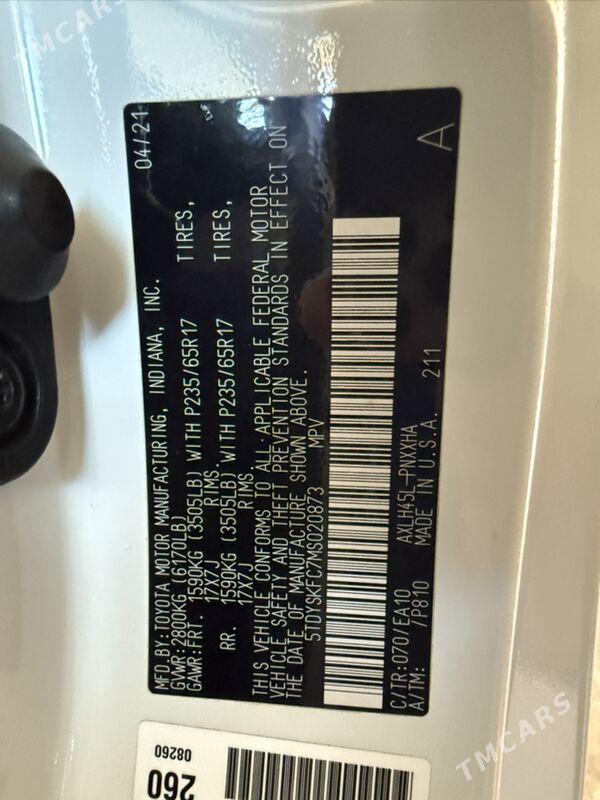 Toyota Sienna 2022 - 510 000 TMT - Ашхабад - img 9