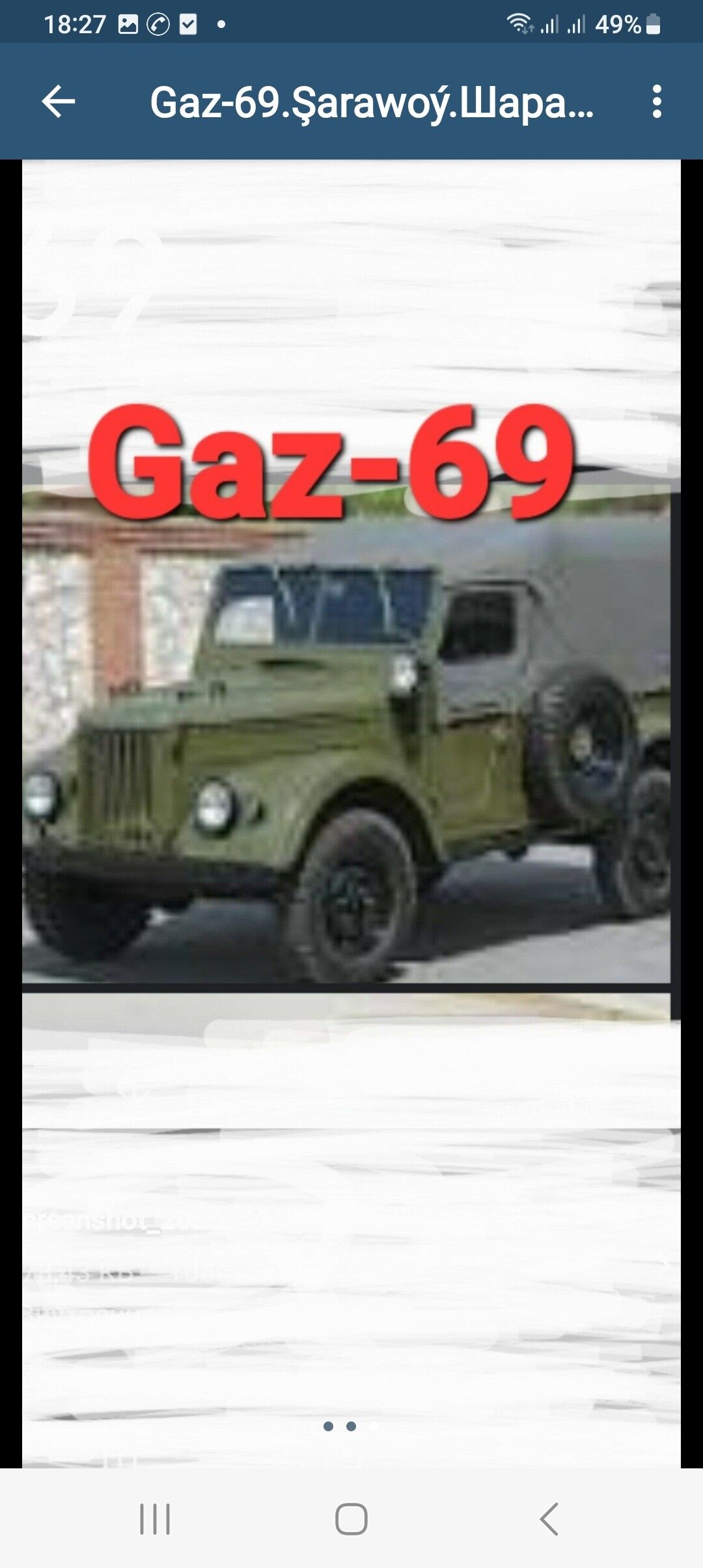 Gaz-69 Şarawoý.Шаравой 160 TMT - Рухабат (90-й разьезд) - img 3