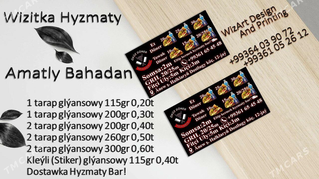 Wizitka hyzmaty kitap pecat - 30 мкр - img 7