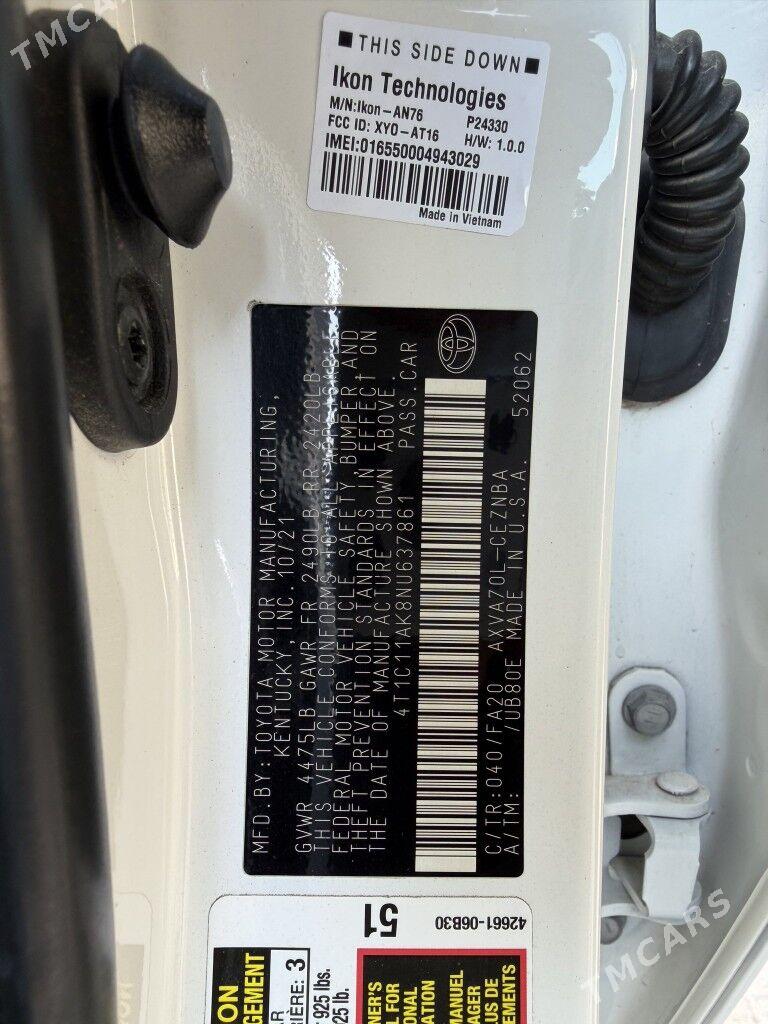 Toyota Camry 2022 - 339 000 TMT - Ашхабад - img 7