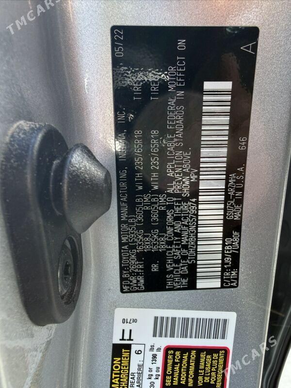 Toyota Highlander 2022 - 535 000 TMT - Balkanabat - img 10