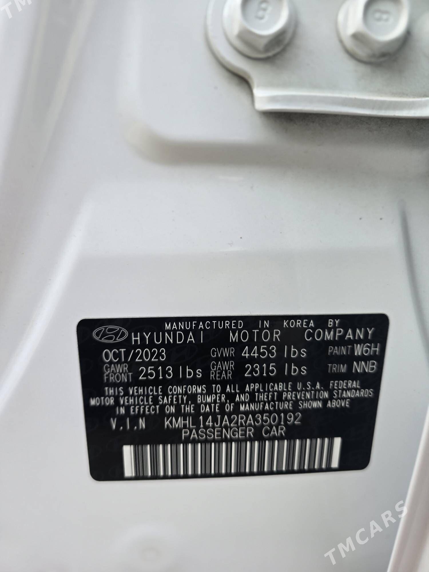 Hyundai Sonata 2024 - 450 000 TMT - Ашхабад - img 6