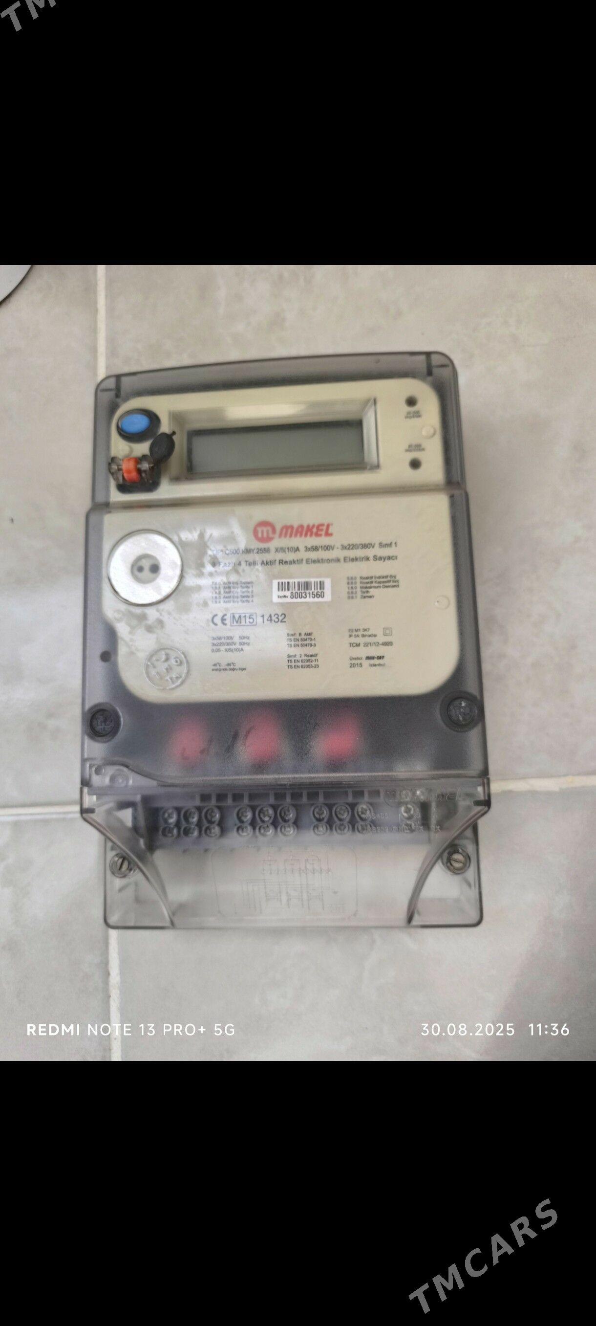 счетчик sçetçik 3 faza - Бузмеин ГРЭС - img 1