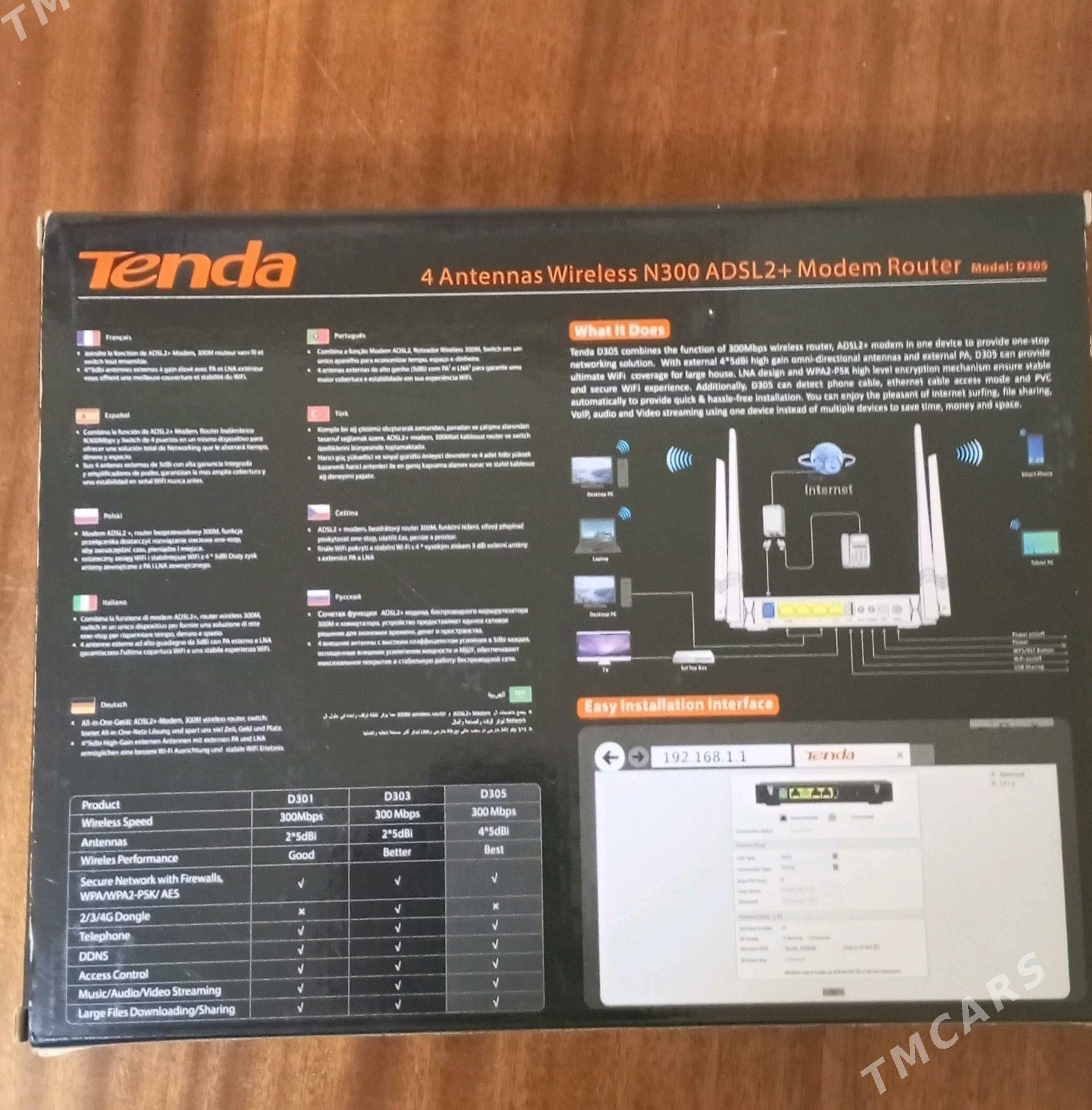 wi fi tenda D 905 - Aşgabat - img 2