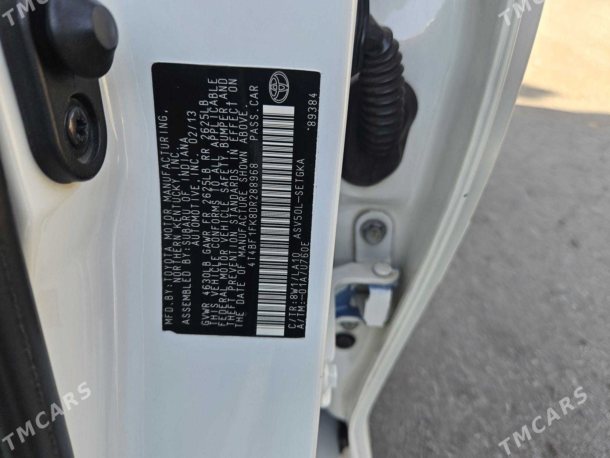 Toyota Camry 2013 - 236 000 TMT - Ашхабад - img 6