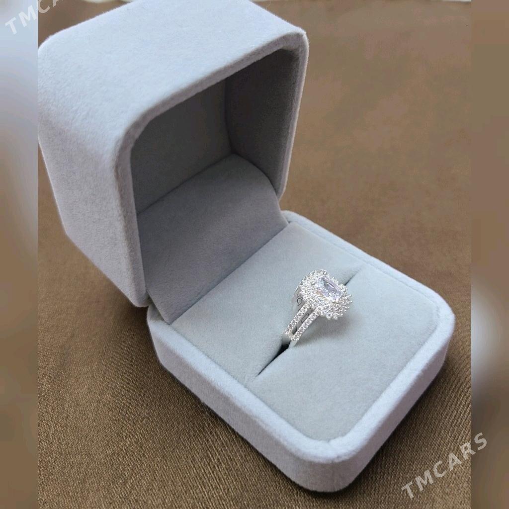 kümüş yüzük, tektaş - Мир 1 - img 2