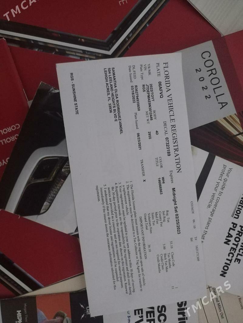 Toyota Corolla 2022 - 263 000 TMT - Aşgabat - img 3