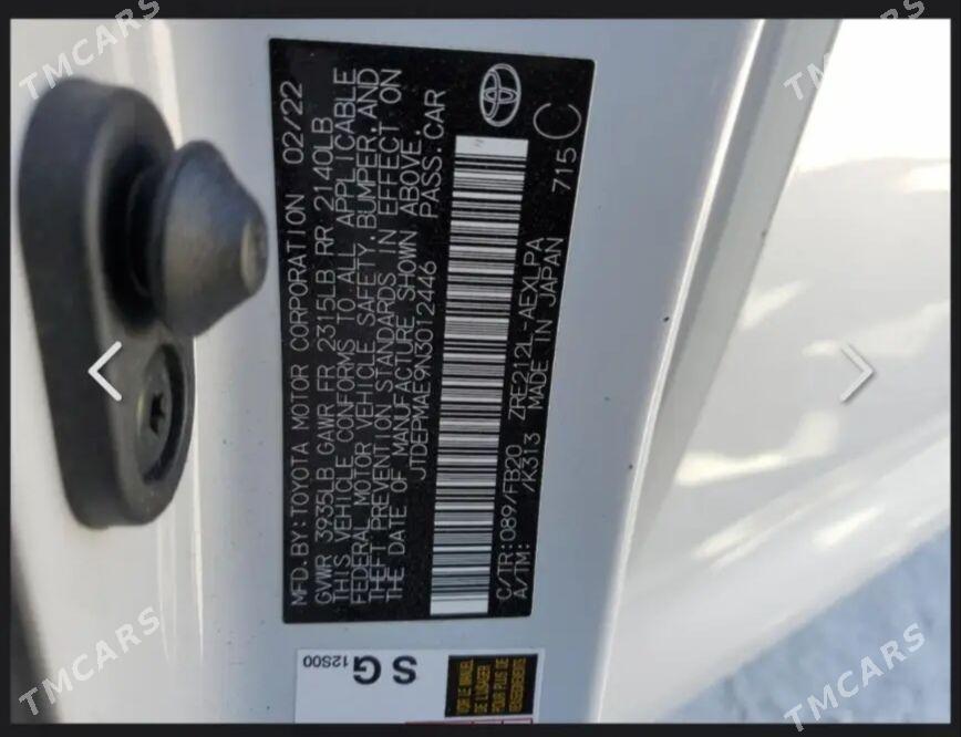 Toyota Corolla 2022 - 263 000 TMT - Aşgabat - img 2