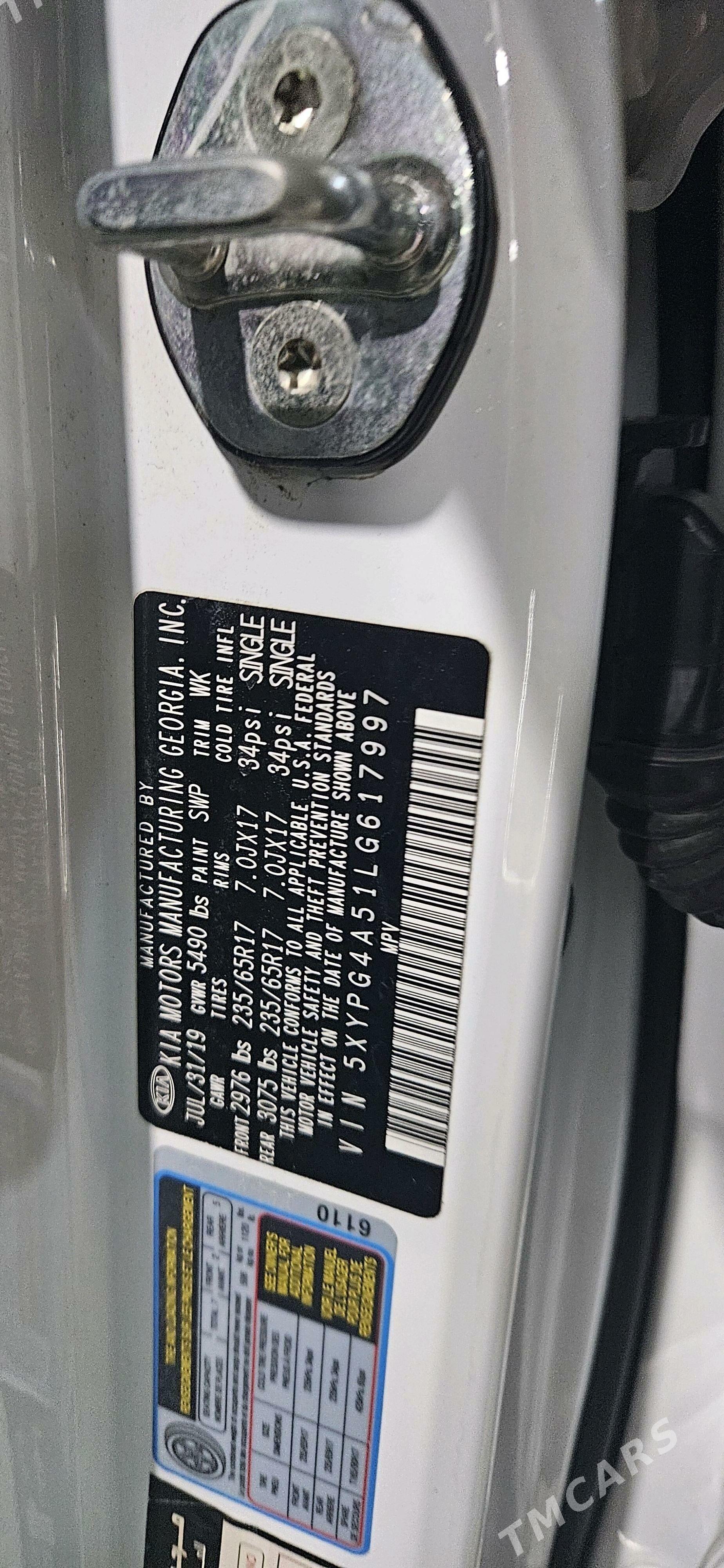 Kia Sorento 2020 - 300 000 TMT - Дашогуз - img 7