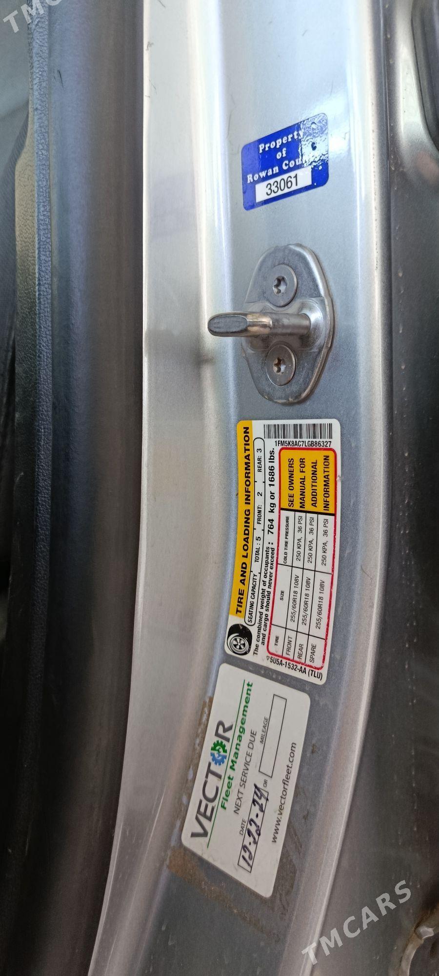 Ford Explorer 2020 - 295 000 TMT - Кëши - img 7