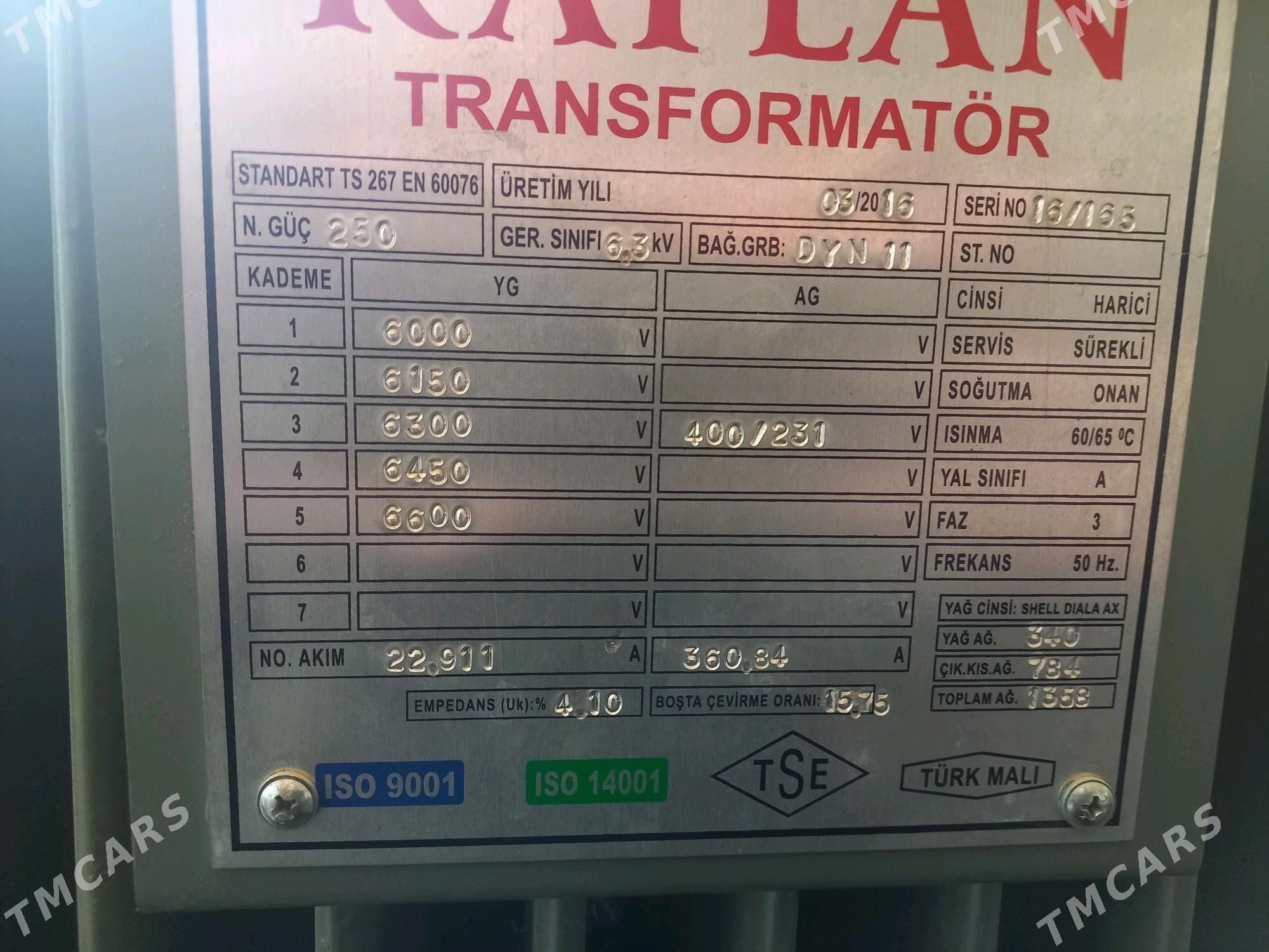 Transformator 6 lyk. - Ашхабад - img 5