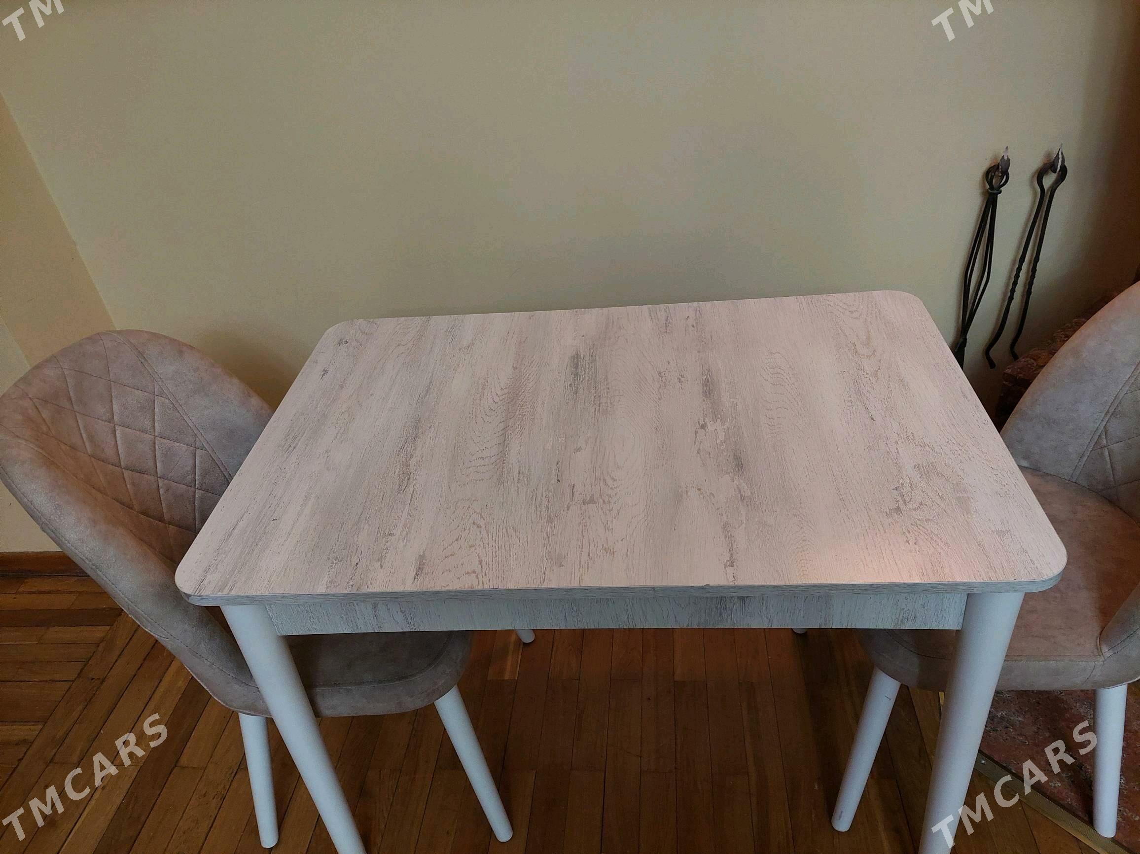 стол+2 стула новые - Aşgabat - img 1