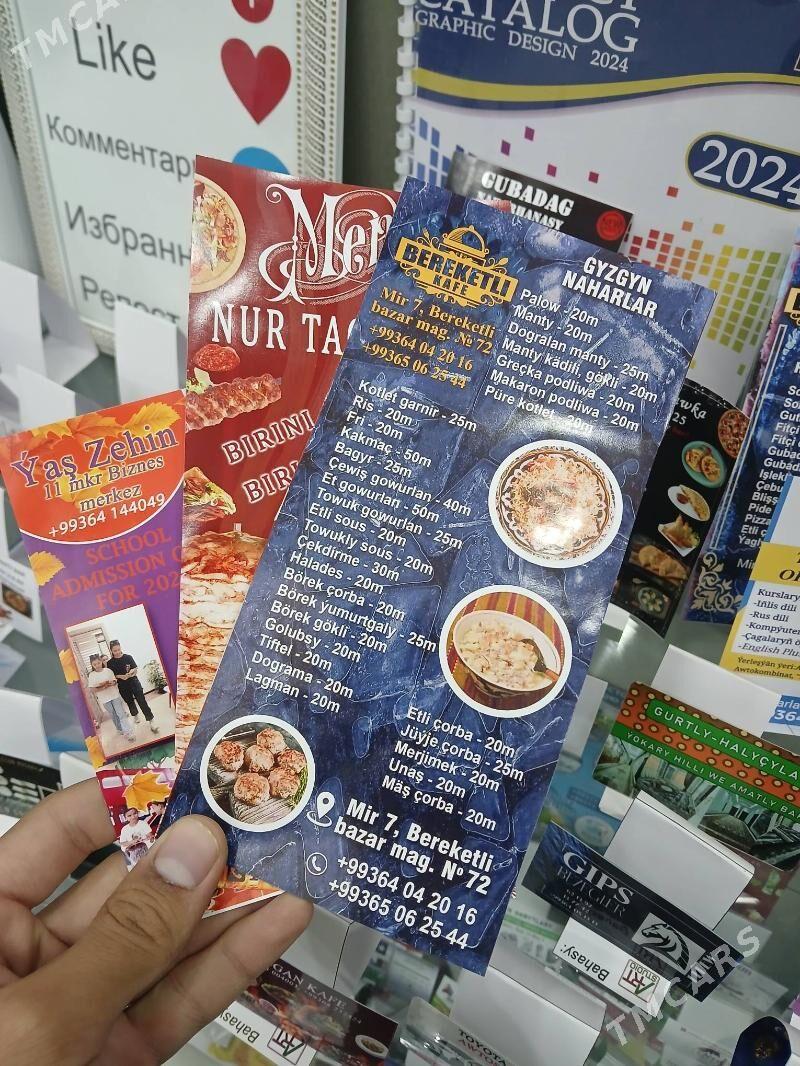 Buklet flayer wizitka - Ашхабад - img 10