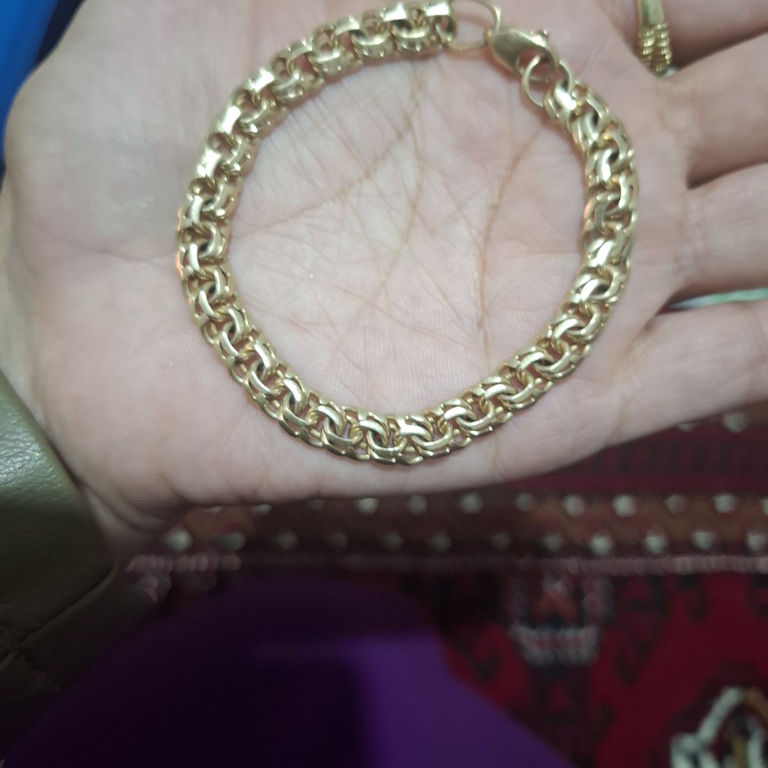 gyzyl 20 gramlyk braslet 2sany - Бабадайхан - img 4