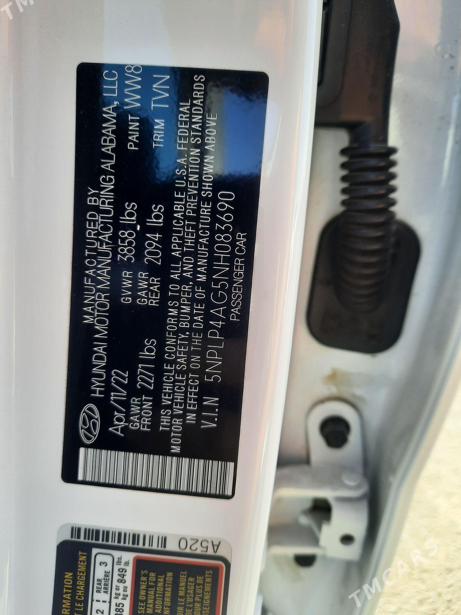 Hyundai Elantra 2022 - 325 000 TMT - Aşgabat - img 10