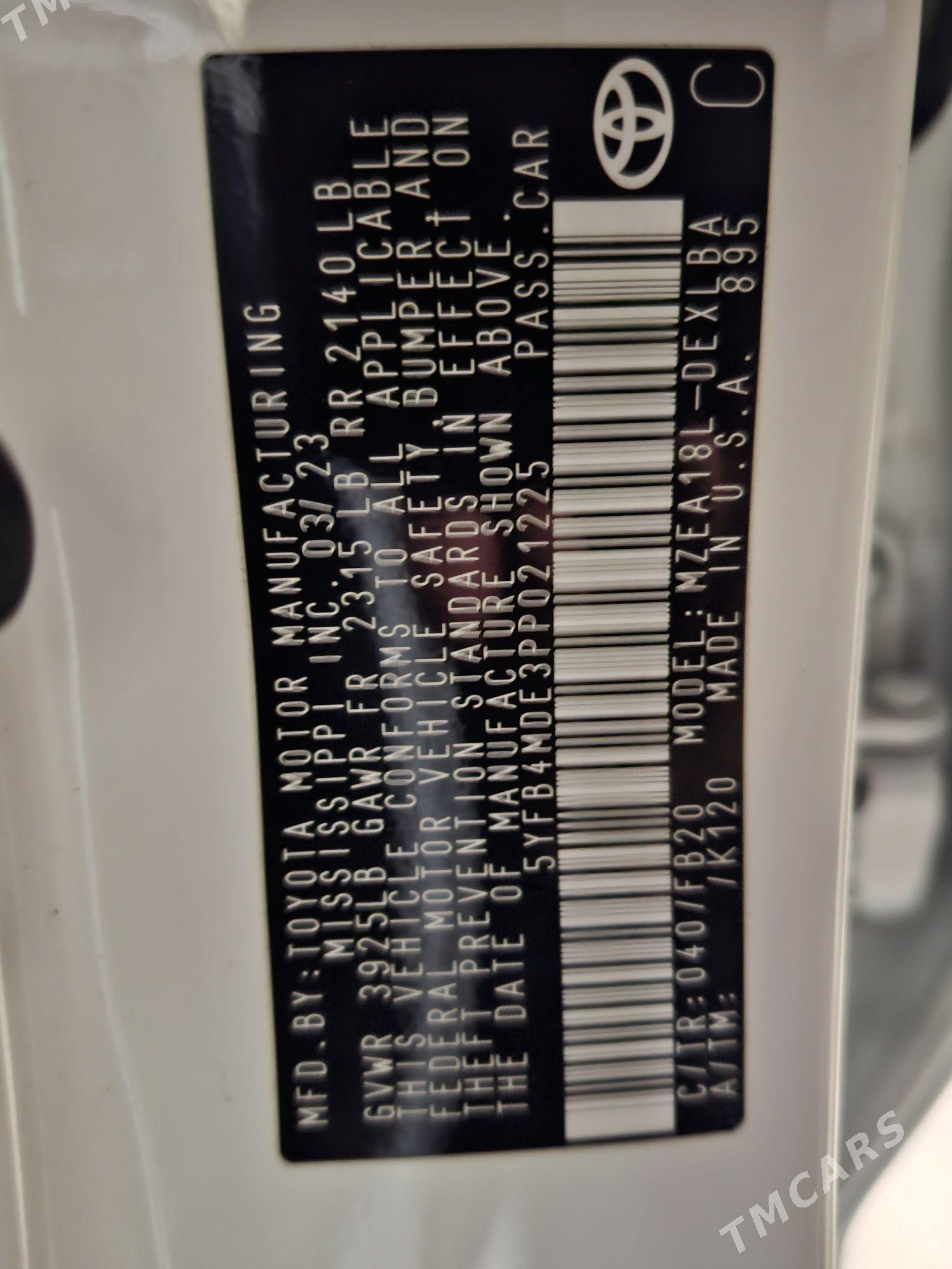 Toyota Corolla 2023 - 273 000 TMT - Гёкдже - img 6