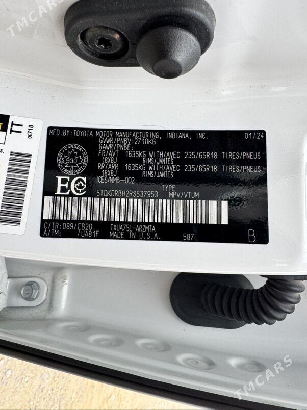 Toyota Highlander 2024 - 670 000 TMT - Ашхабад - img 6