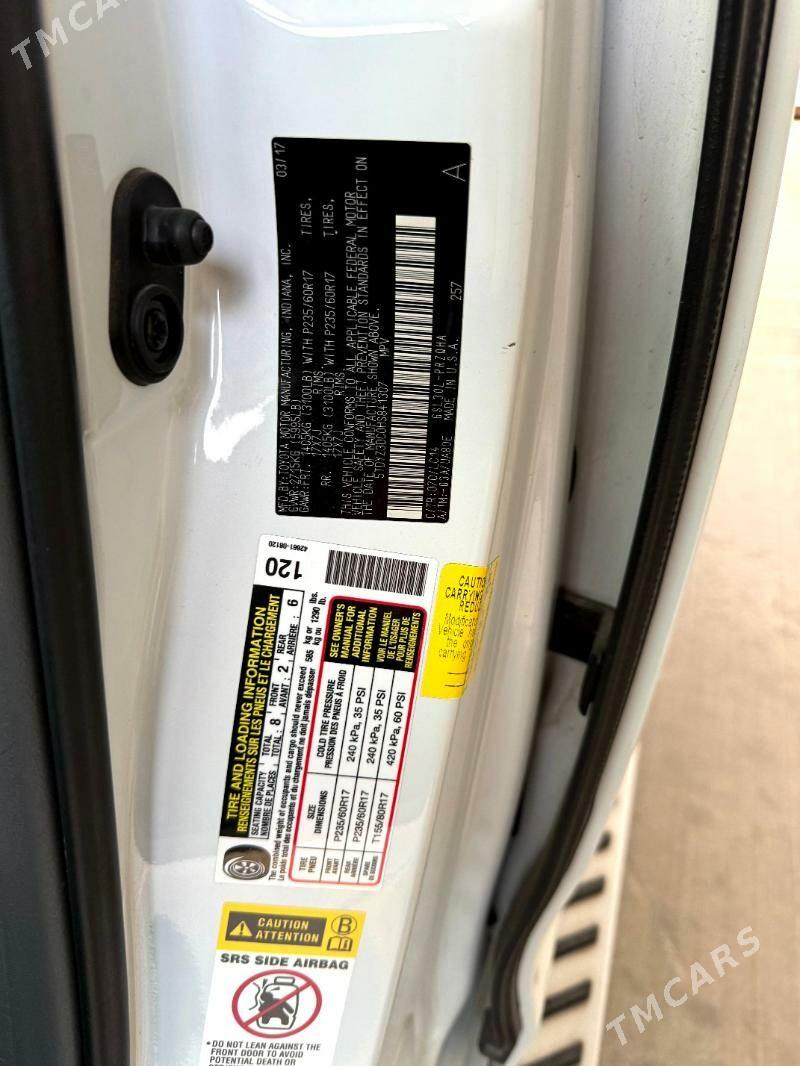 Toyota Sienna 2017 - 500 000 TMT - Aşgabat - img 4