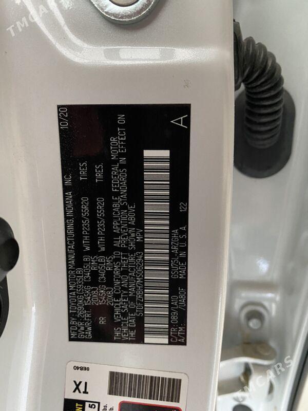 Toyota Highlander 2020 - 760 000 TMT - Aşgabat - img 9