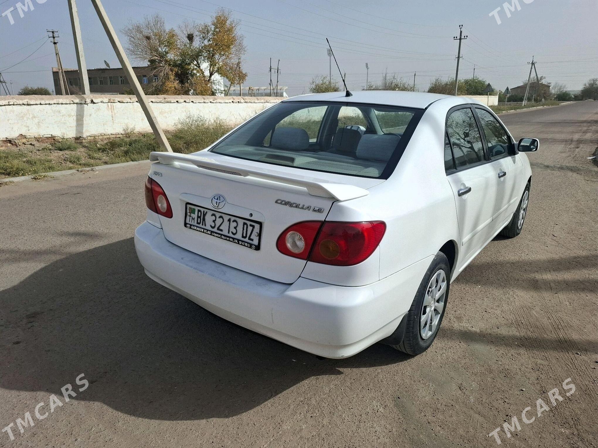 Toyota Corolla 2002 - 130 000 TMT - Гороглы (Тагта) - img 2