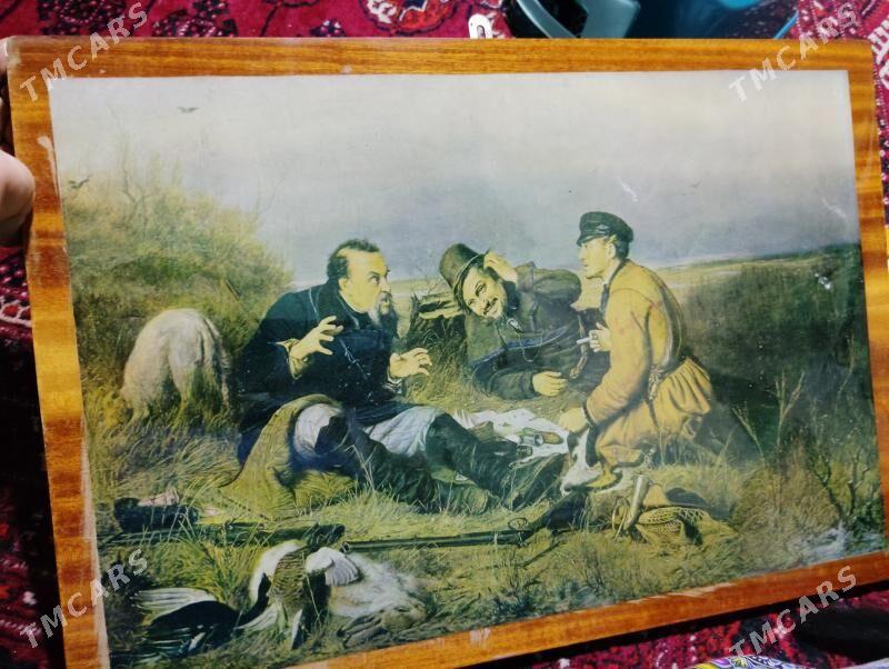 Картина охотники на привале - Aşgabat - img 2
