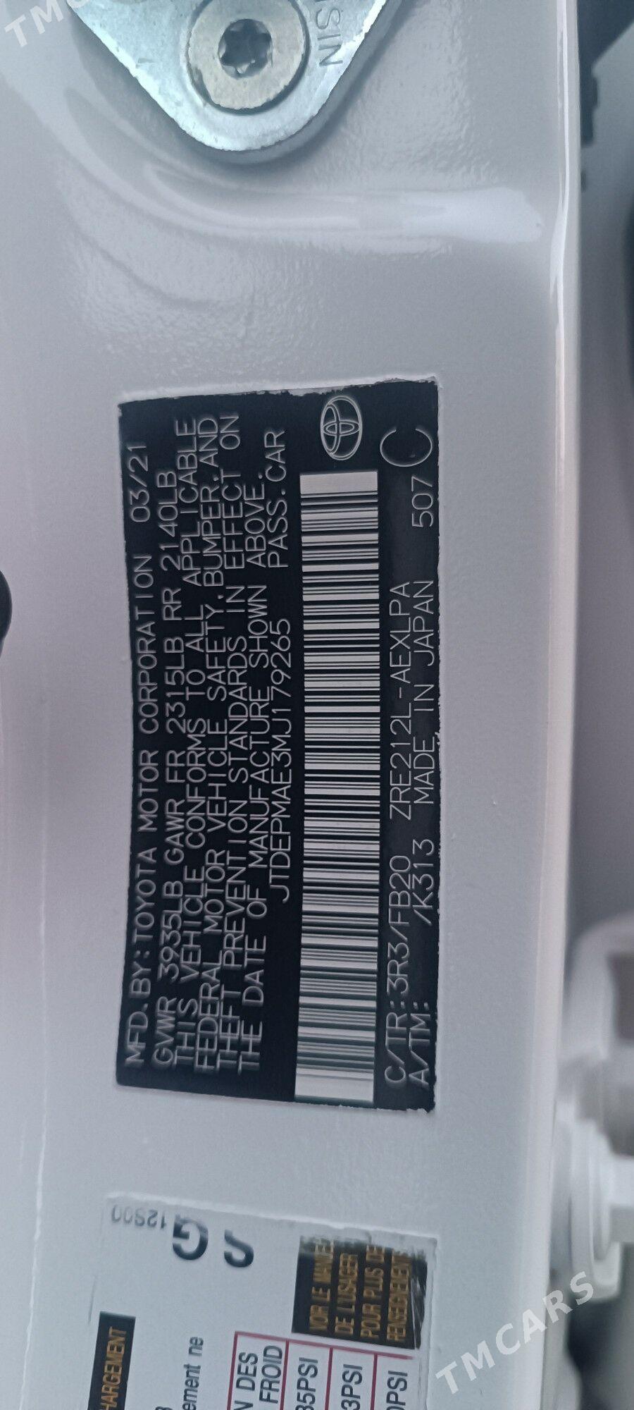 Toyota Corolla 2021 - 220 000 TMT - Mary - img 5