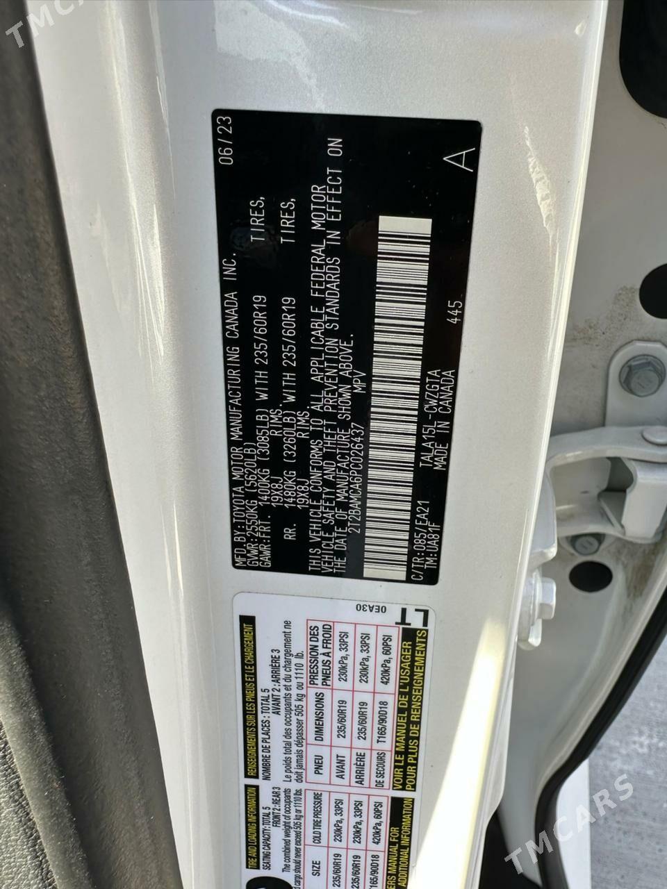 Lexus RX 350 2023 - 785 000 TMT - Türkmenabat - img 9